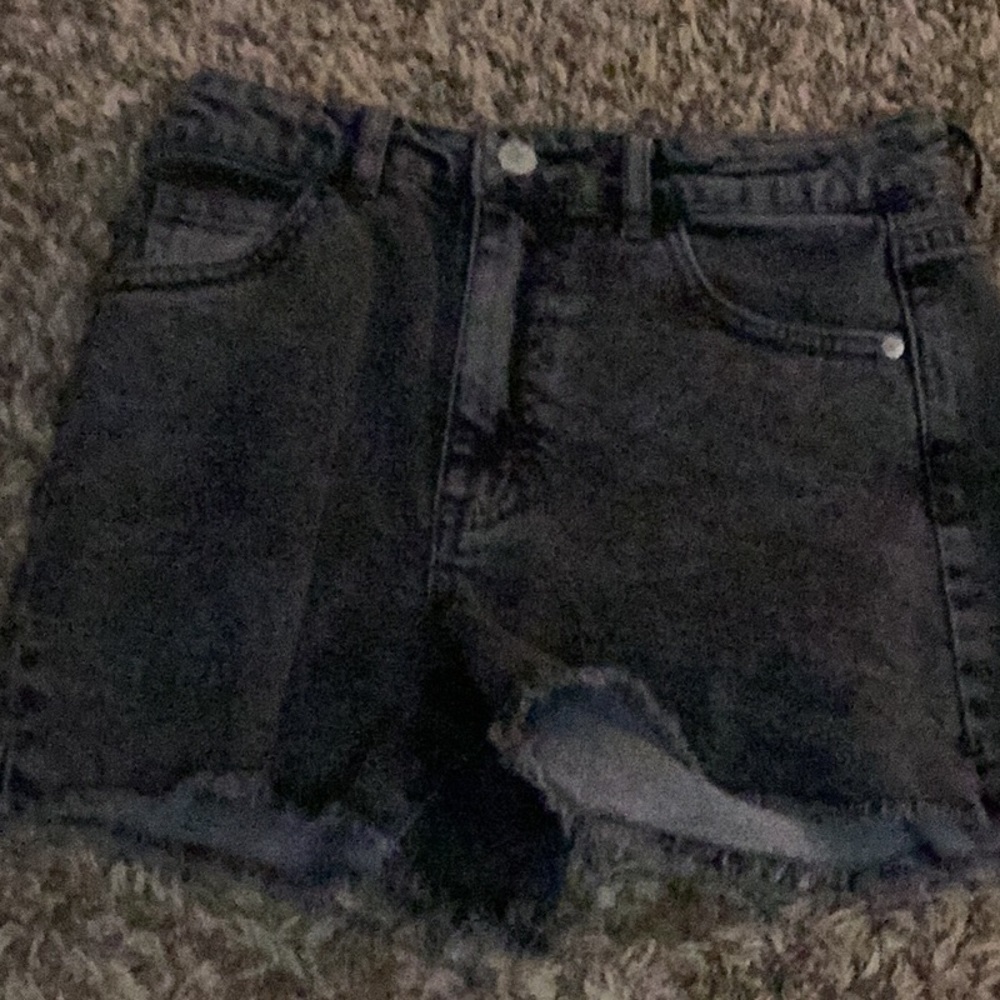 Girls Denim Black Jean Shirts